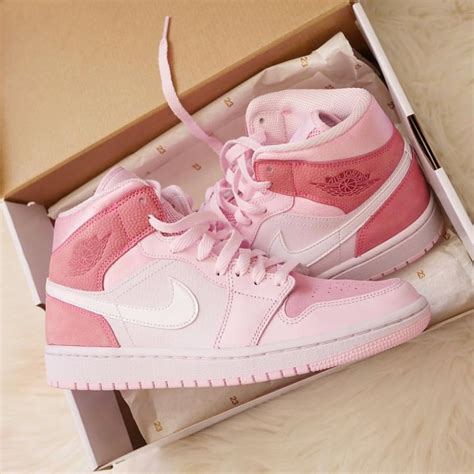 pink air jordan shoes